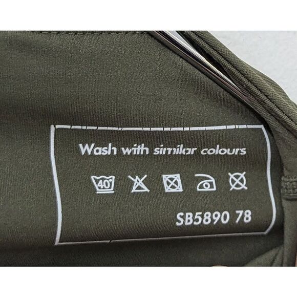 Womens Sweaty Betty Leggings Small 7/8 24” Gray Pink Full Length Zip Pocket - Picture 6 of 8